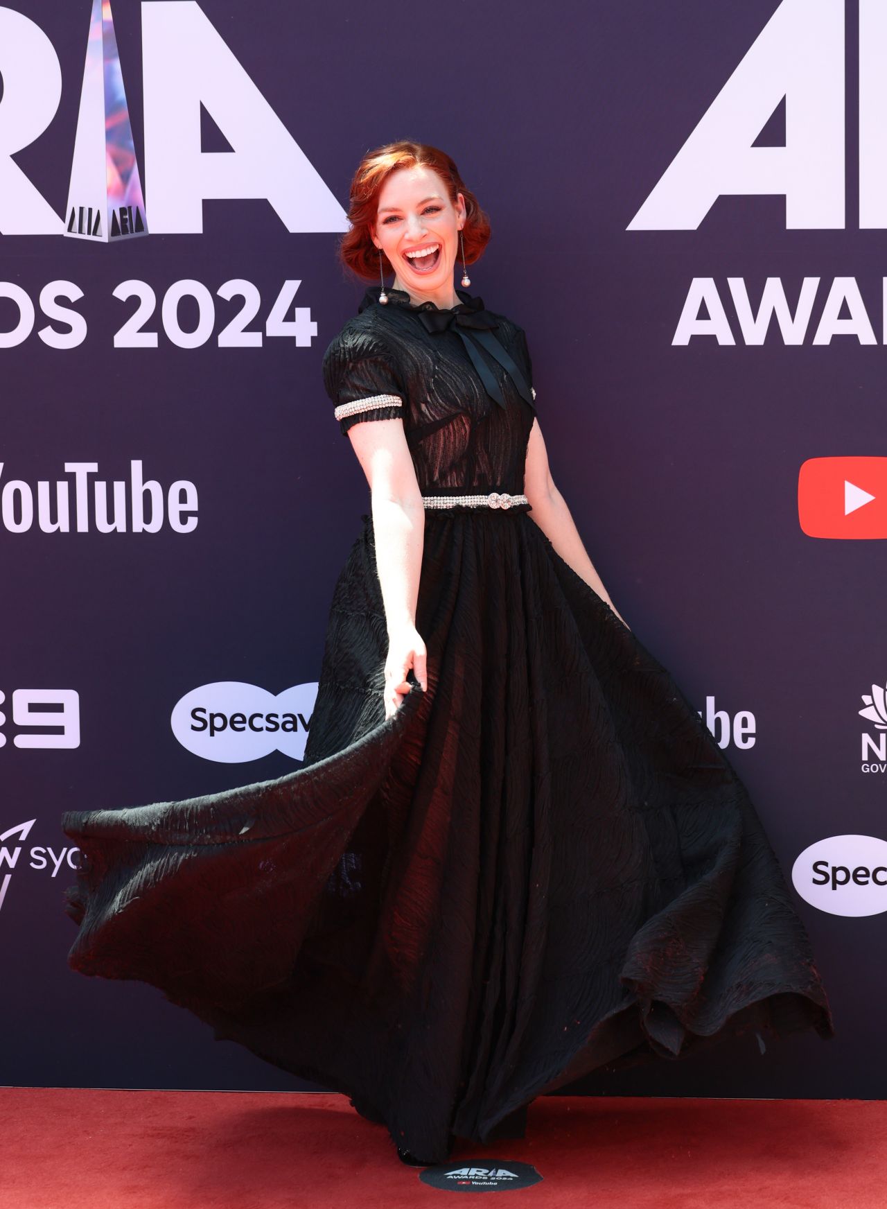 Emma Watkins at the 2024 ARIA Awards • CelebMafia