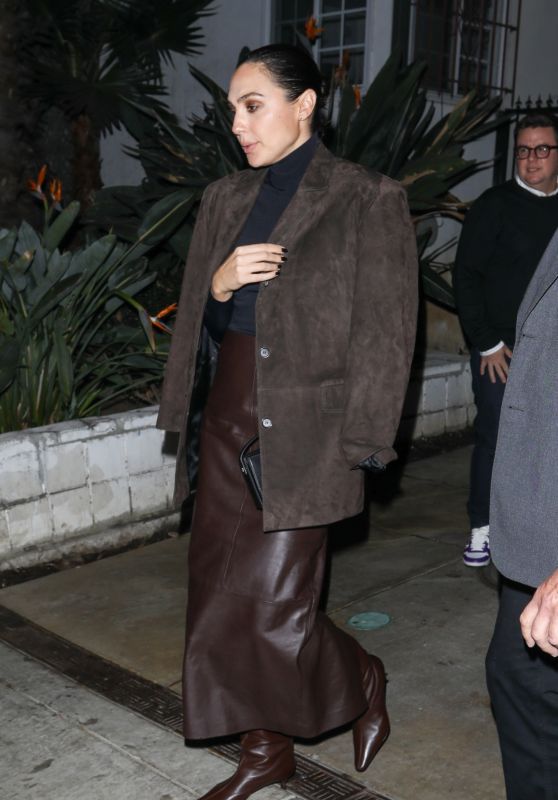 Gal Gadot Spotted Leaving Event at San Vicente Bungalows [11-11-2024]