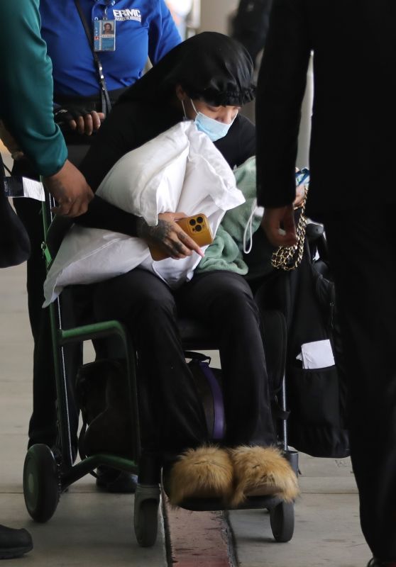 GloRilla Wheelchair Bound at LAX 11-11-2024