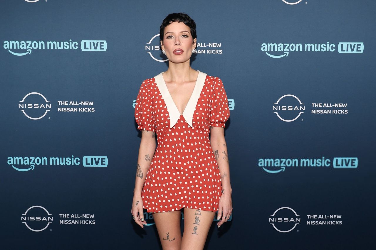 Halsey Rocks the Amazon Music Live Concert Series in California with