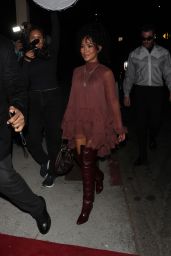 Jhené Aiko Leaves GQ Men of the Year Party [11-14-2024]