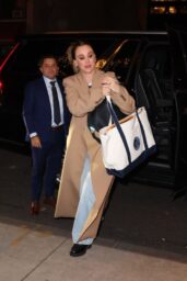 Kaley Cuoco Spotted Returning to Hotel Post-Jimmy Fallon Show 11-26-2024