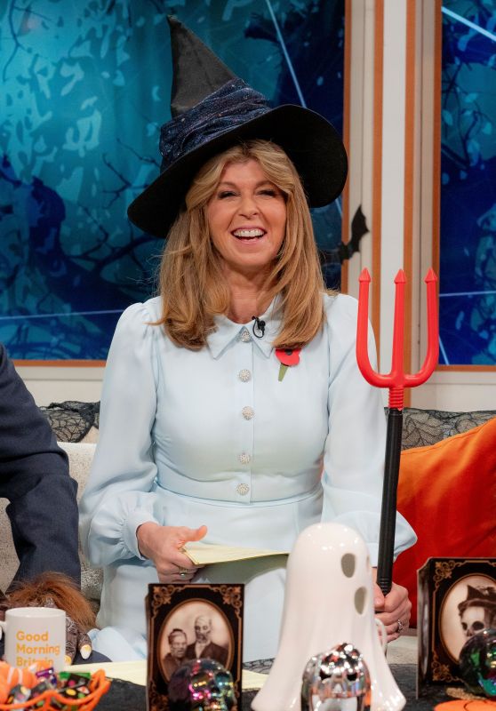 Kate Garraway, Lucy Baker & Neev Spencer Brighten up "Good Morning Britain TV Show" in London [31-10-2024]