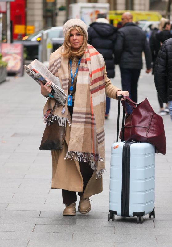 Kate Garraway Warms Up Smooch Radio with Chic Look in London [11-21-2024]