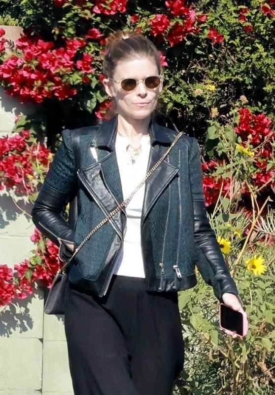 Kate Mara Spotted in Leather Motorcycle Jacket [11-23-2024]