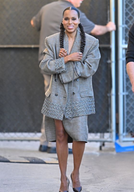 Kerry Washington Arrives at Jimmy Kimmel Live! [11-13-2024]