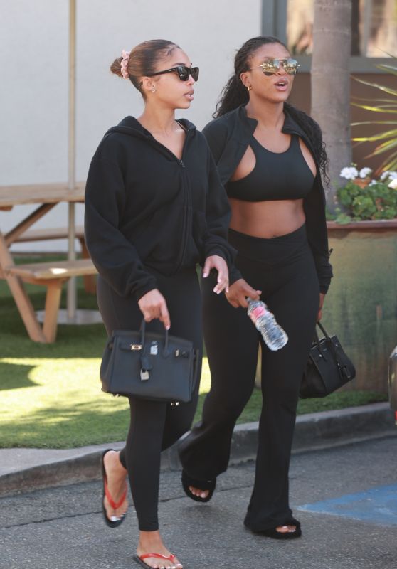 Lori Harvey and Friend Show Off Their Stylish Sweat Session in Coordinating Athleisure [11-05-2024]