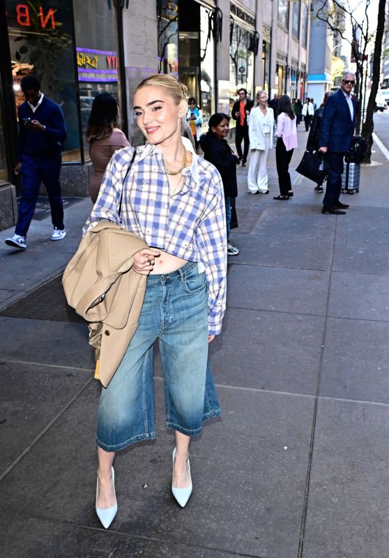 Meg Donnelly Graces NBC Studios in NYC [11-05-2024]