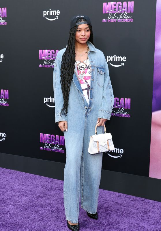 Mychal-Bella Bowman Spotted at Megan Thee Stallion Los Angeles IMAX Event [10-30-2024]