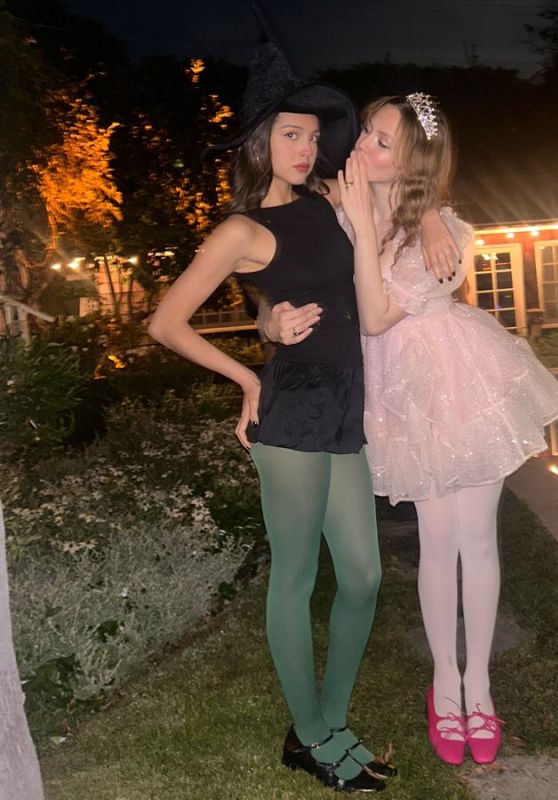 Olivia Rodrigo and Iris Apatow Cast a Spell at Wicked Halloween Party [11/01/24]