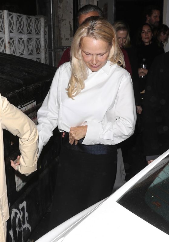 Pamela Anderson Leaves Landmark Theatre in Westwood After Q&A [11-27-2024]