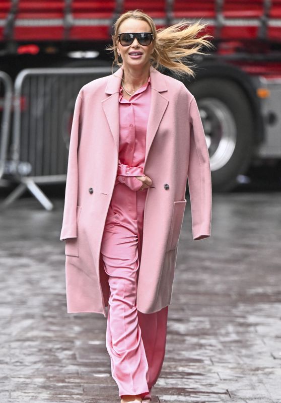 Radio Host Amanda Holden Makes a Stylish Exit from Global Studios After ‘Heart Breakfast Show’ in London [11-06-2024]