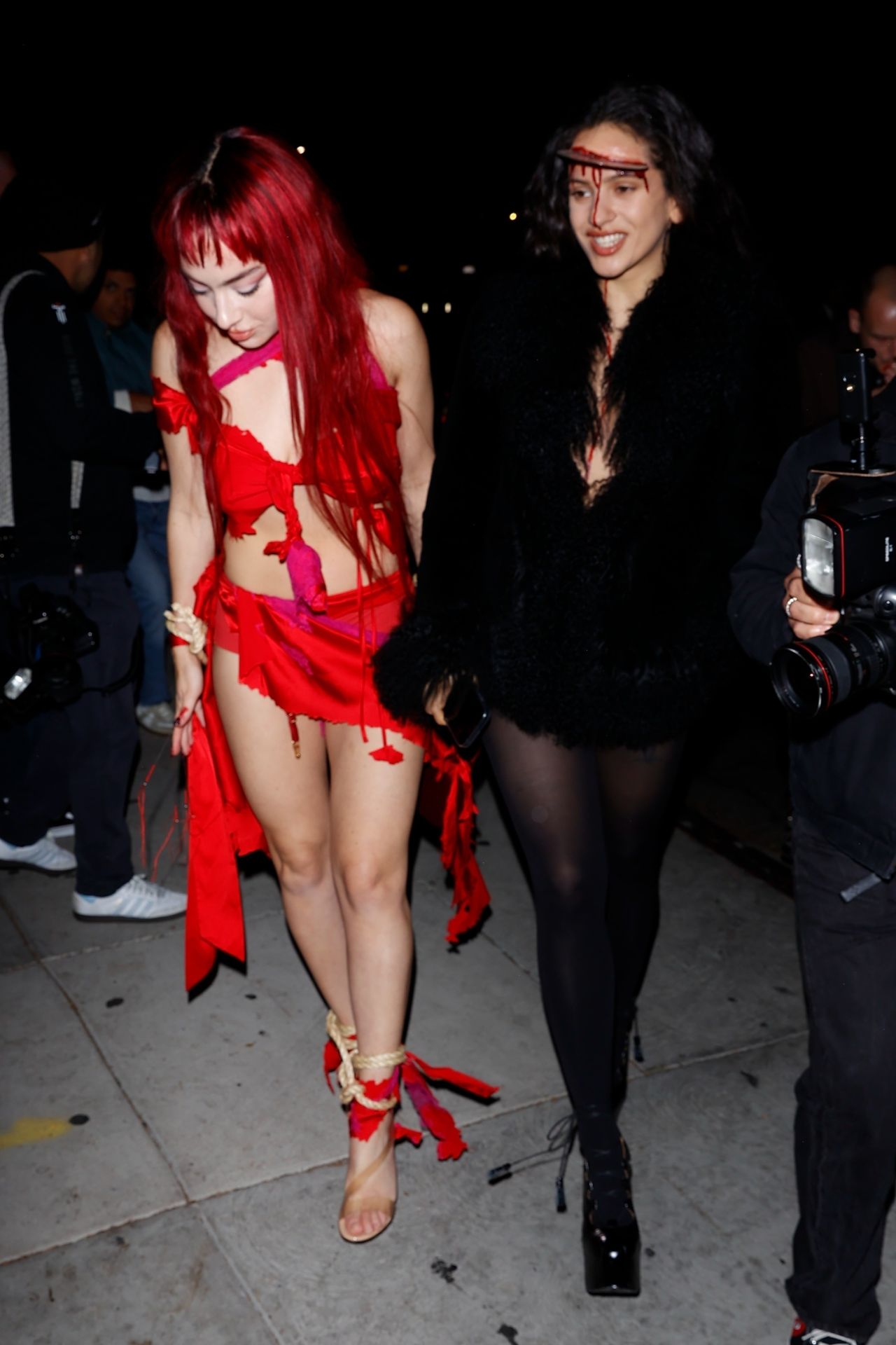 Rosalía and Charli XCX Bring Glam to Kendall Jenner’s Halloween Party