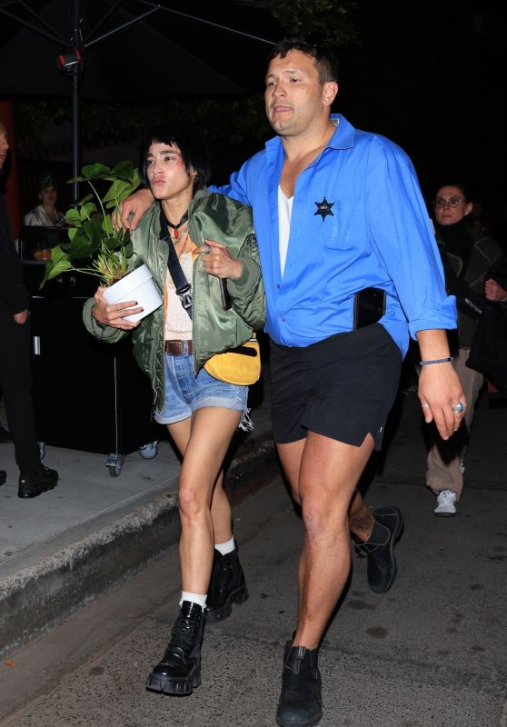 Sofia Boutella Turns Heads as She Leaves Jenner’s Spooky Soiree in LA [11-01-2024]