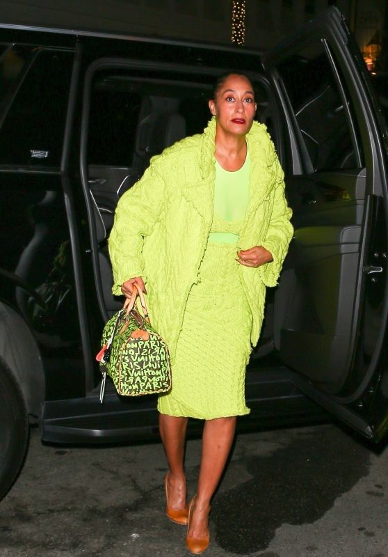 Tracee Ellis Ross arrives at Berry Gordy