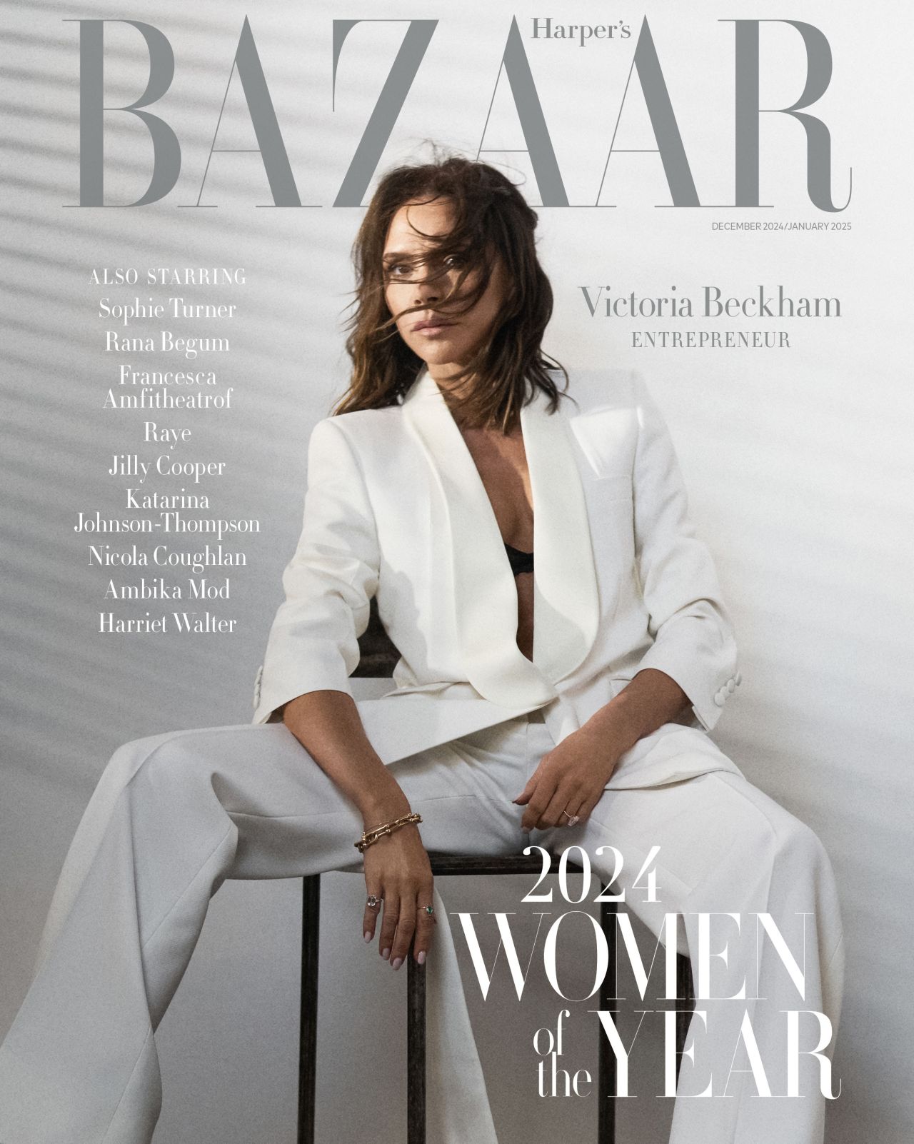 Victoria Beckham Graces the Cover of Harper’s Bazaar UK’s December 2024