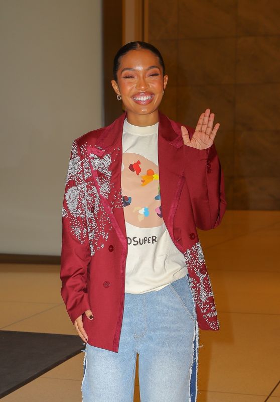 Yara Shahidi Arrives at SiriusXM Radio Studios [11-20-2024]