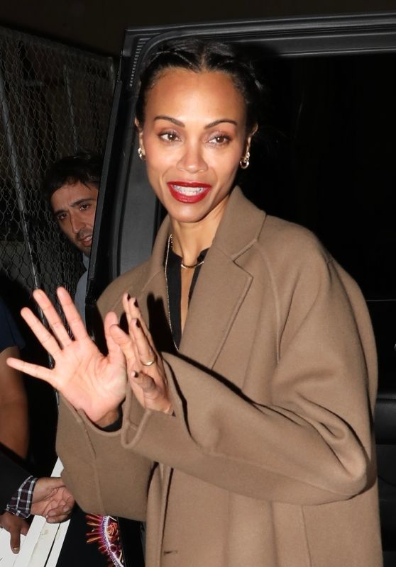 Zoe Saldana Arrives at "Emilia Perez" Screening [11-12-2024]