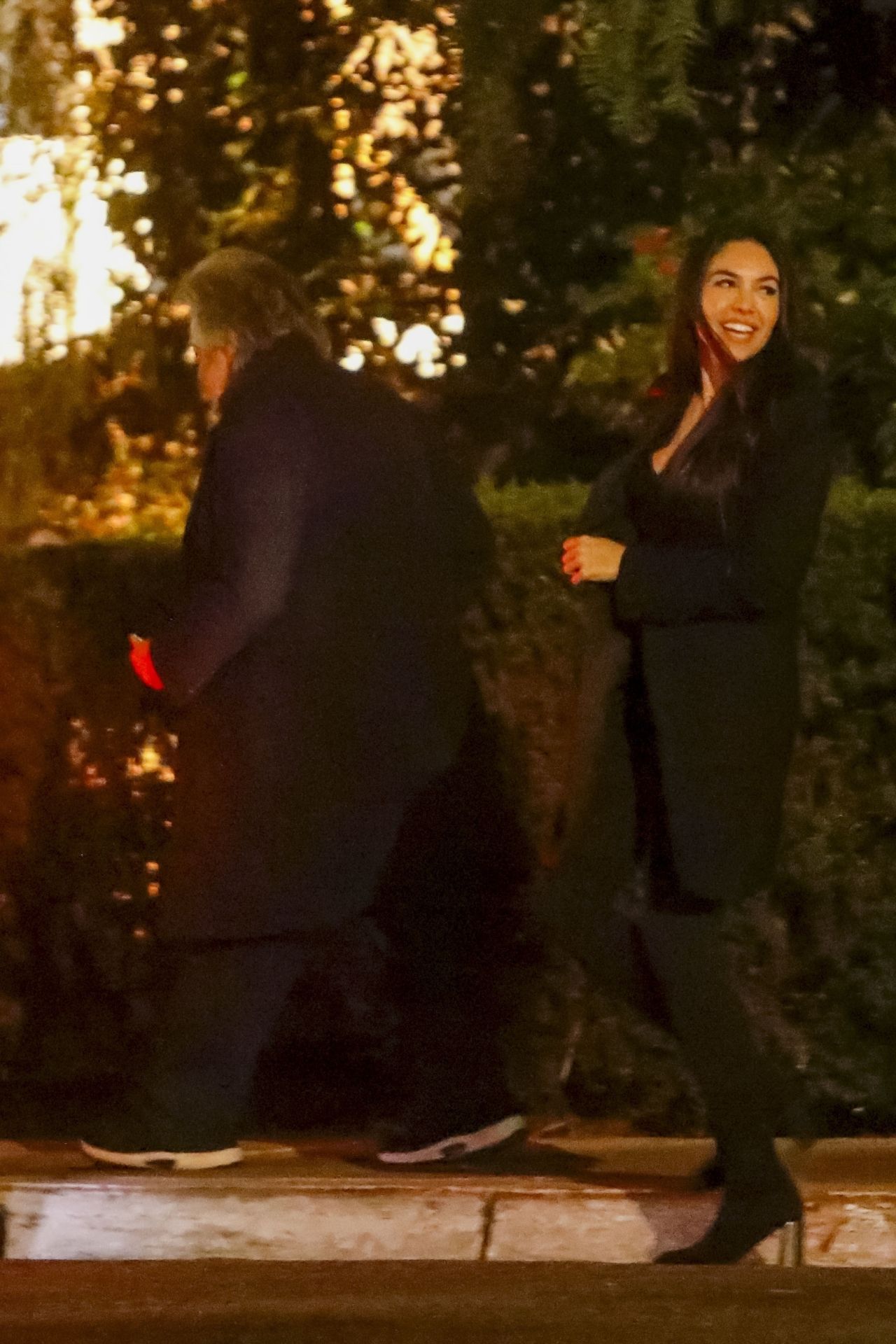 Al Pacino Celebrates Christmas Eve with Noor Alfallah 12.24.2024