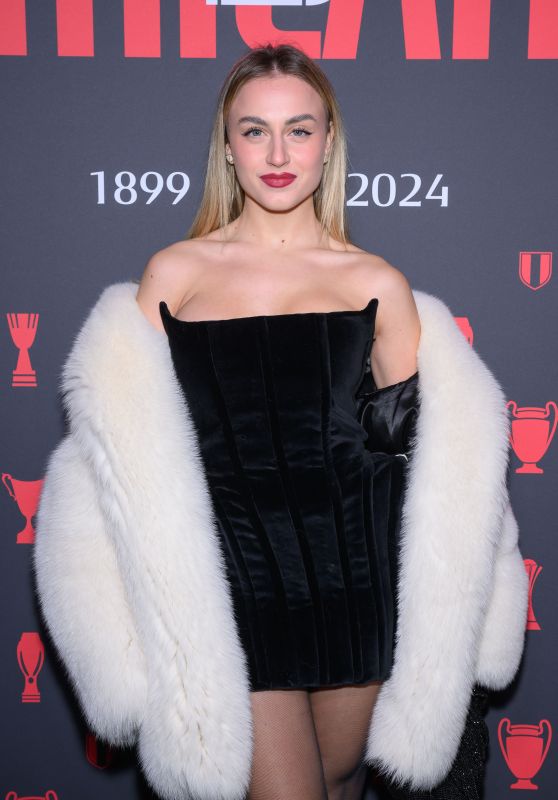 Ambra Cotti Attends AC Milan’s 125th Anniversary Celebration at Armani Theatre – 12.16.2024