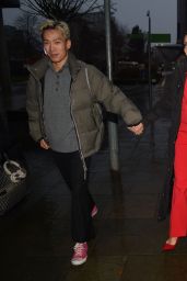 Amy Dowden Exits BBC Breakfast Studios in Style – 12.18.2024