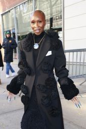 Cynthia Erivo Keeps Busy Promoting 
