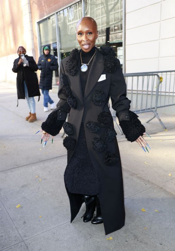 Cynthia Erivo Keeps Busy Promoting 
