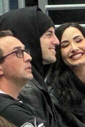 Demi Lovato and Fiancé Jordan Lutes Enjoy LA Kings Game 12 28 2024