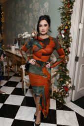 Demi Lovato Attends Hilton Family Holiday Celebration - 12 14 2024