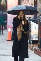 Dianna Agron Braves the SoHo Rain in Manhattan - 12 09 2024