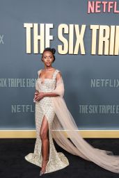 Ebony Obsidian at The Six Triple Eight Premiere in Hollywood