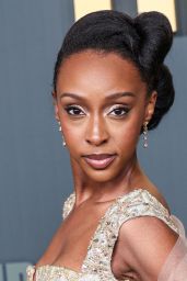 Ebony Obsidian at The Six Triple Eight Premiere in Hollywood