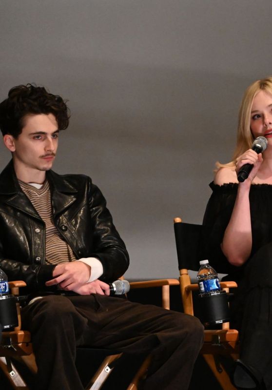 Elle Fanning at "A Complete Unknown" Q&A - 12.09.2024