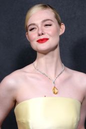 Elle Fanning Stuns in Custom Prada & Cartier at 