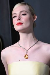 Elle Fanning Stuns in Custom Prada & Cartier at 