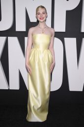 Elle Fanning Stuns in Custom Prada & Cartier at 