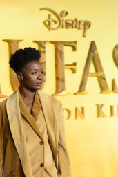 Folake Olowofoyeku at "Mufasa: The Lion King" UK Premiere