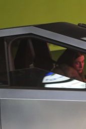 Hailey Bieber Spotted in Tesla Cybertruck - 12.04.2024