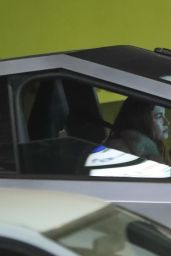 Hailey Bieber Spotted in Tesla Cybertruck - 12.04.2024