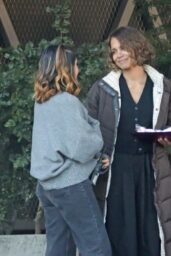 Halle Berry Spotted on Set of New Film Crime 101 – 11 17 2024