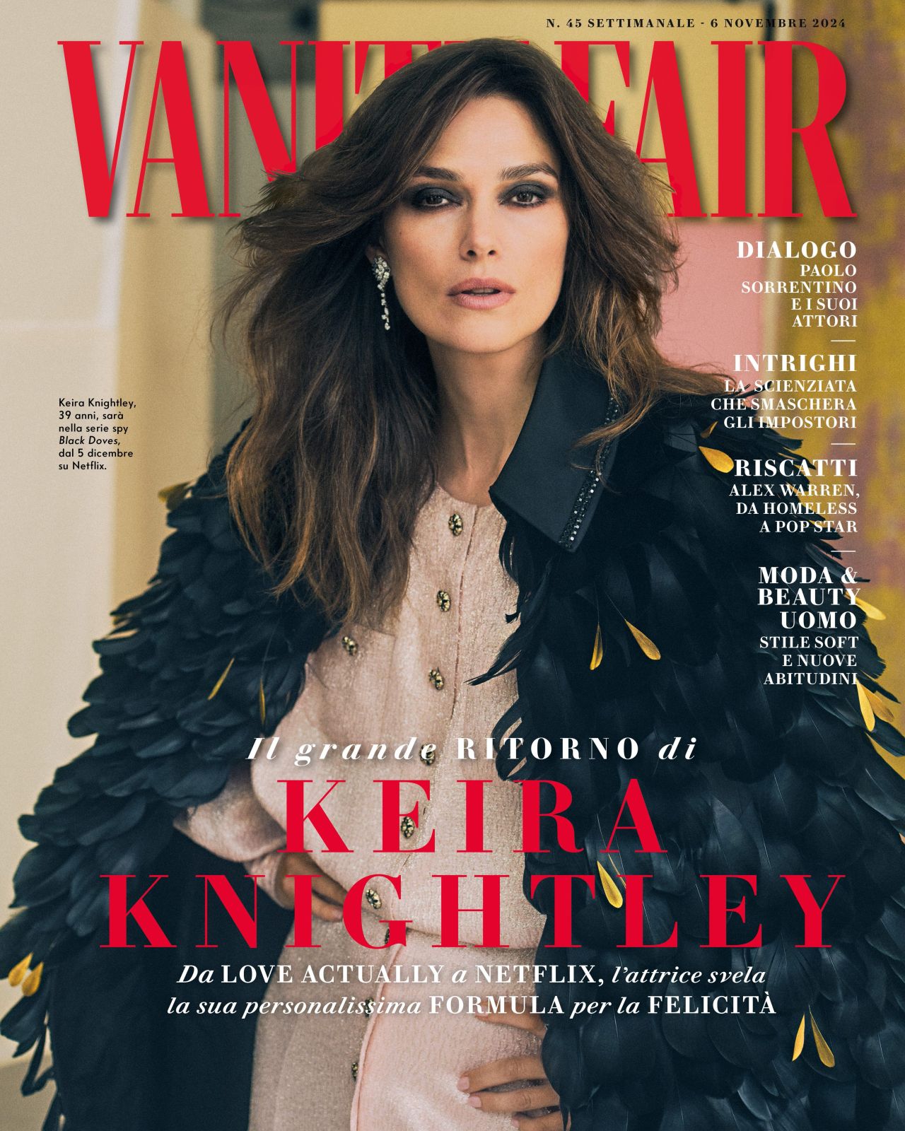 Keira Knightley on Vanity Fair Italia Cover November 2024 • CelebMafia