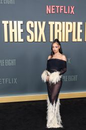 Kylie Jefferson at The Six Triple Eight Premiere in Hollywood