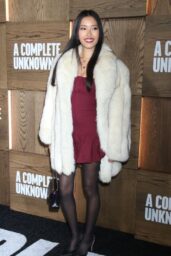 Marissa Ren at A Complete Unknown Film Premiere in New York