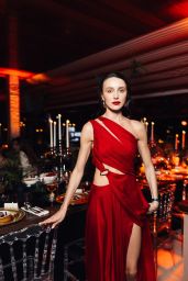 Mary Leest Attends Gala One Dinner in St. Barth - 12.29.2024