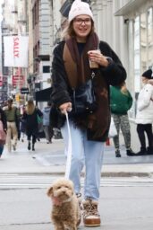 Millie Bobby Brown Spotted Walking Her Dog in NYC - 12 16 2024