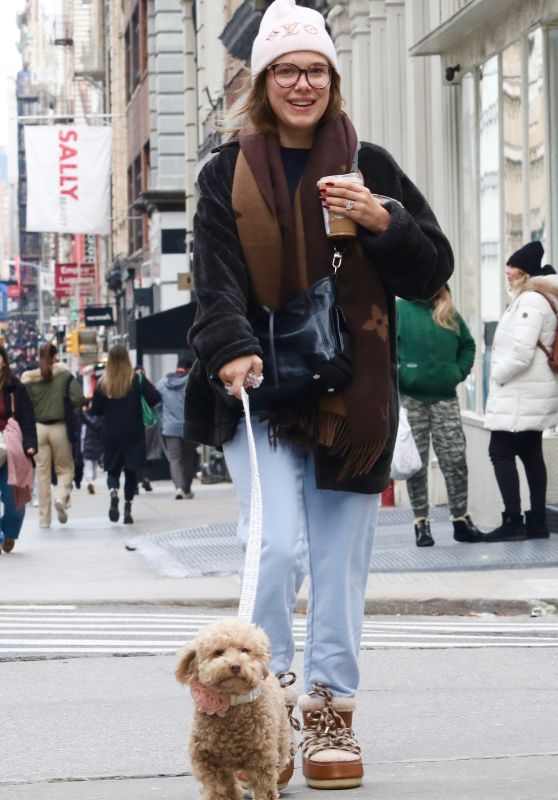 Millie Bobby Brown Spotted Walking Her Dog in NYC - 12.16.2024 • CelebMafia