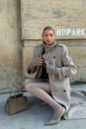 Minimalist Chic: Elsa Hosk s Effortless Luxury in Helsa and Saint Laurent