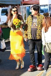 Natasha and Martin Blasick Spotted Shopping at Studio City Farmers Market - Los Angeles [12-01-2024]