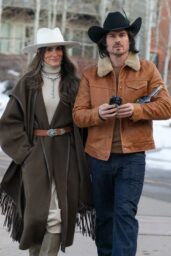 Nikki Reed and Ian Somerhalder Step Out Together in Aspen – 12 19 2024