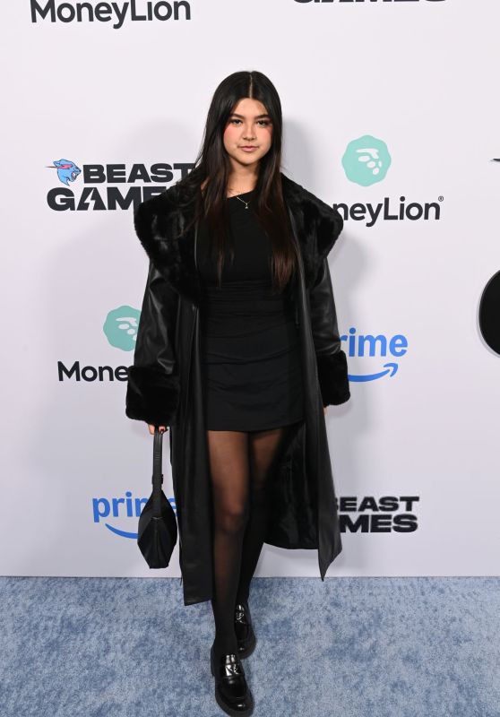 Sara Echeagaray Attends "Beast Games" Premiere in Santa Monica – 12.18.2024